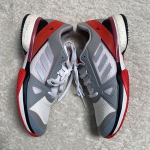 Adidas Stella McCartney x Wmns Barricade Boost 'Mid Grey Red'